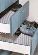 Meble modułowe i akcesoria - Peka Wkład na buty, szer. 1060 mm/ do przycięcia dwa kolory 15.071 - miniaturka - grafika 1