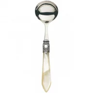 Inne sztućce - Casa Bugatti Łyżka do sosów 21cm OXFORD srebrno-złota OXBAM-03213 - miniaturka - grafika 1