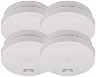 Czujniki czadu, dymu, gazu - Brennenstuhl czujnik dymu, zestaw 4 x RM L 3100 ze zintegrowaną baterią (bateria 10 lat, sprawdzona i certyfikowana zgodnie z VdS DIN EN 14604), kolor biały - miniaturka - grafika 1