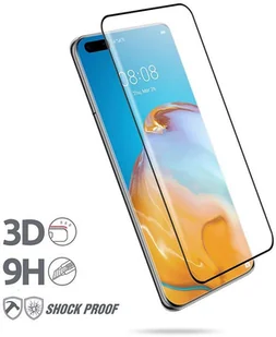 Huawei CRONG Crong 3D Armour Glass Szkło Hartowane 9H na ekran P40 Pro + ramka instalacyjna CRG-3DAG-HP40P - Szkła hartowane na telefon - miniaturka - grafika 2