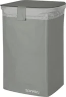 Kosze na bieliznę - Spirella Kosz na pranie Classic L szary - miniaturka - grafika 1