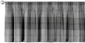 Zasłony - Dekoria Lambrekin na taśmie marszczącej krata szaro-grafitowa 130 × 40 cm Edinburgh 393-115-75 - miniaturka - grafika 1