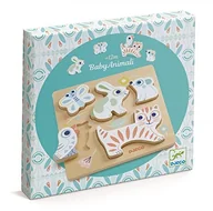 Układanki dla dzieci - Djeco 36121 Baby blanco BabyAnimali Puzzles 36121 - miniaturka - grafika 1