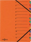 Teczki i skoroszyty - Pagna Teczka Easy 12 Fächer 1-12 orange 24131-12 - miniaturka - grafika 1
