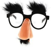 Gadżety dla niej i dla niego - GoDan Okulary profesorek czarne - miniaturka - grafika 1