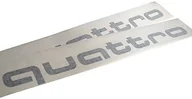 Akcesoria do elektronarzędzi - Audi 4G0 064 317 X7W folia dekoracyjna, z napisem Quattro, kolor srebrny zimny 4G0064317X7W - miniaturka - grafika 1