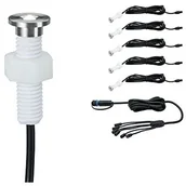 Lampy ogrodowe - Paulmann 936.94 zestaw Outdoor Plug & Shine EBL micropen II IP67 3000 K stal nierdzewna 93694 lampa do zabudowy reflektor do zabudowy Lampa do wbudowania zewnętrzne oświetlenie zewnętrzne 93694 - miniaturka - grafika 1