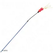 Zabawki dla kotów - No Brand Wędka z piórkami - 1 szt. - miniaturka - grafika 1