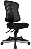 Fotele i krzesła biurowe - TOPSTAR Head Point SY ergonomiczne krzesło biurowe, krzesło biurowe, siedzisko z wgłębieniem (regulacja wysokości), czarne obicie materiałowe, 70 x 47 x 113 cm - miniaturka - grafika 1