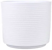 Donice - Cermax Osłonka doniczki Calla cylinder 14 cm biała 99114/007 - miniaturka - grafika 1