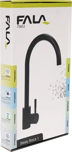 FALA BATERIA ZLEWOZMYWAKOWA STEELY BLACK 2 - Baterie kuchenne - miniaturka - grafika 3