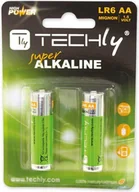 Baterie i akcesoria - Techly Baterie alkaliczne 1.5V AA LR6 2 sztuki - 306967 - miniaturka - grafika 1
