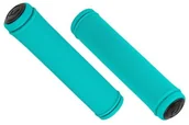 Części rowerowe - Accent Chwyty kierownicy Accent Orion 130mm, turkusowe - miniaturka - grafika 1