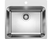 Zlewozmywaki - Blanco Zlew SUPRA 500-IF/A stal szczotkowana INOX korek MANUAL) 526354) 526354 - miniaturka - grafika 1