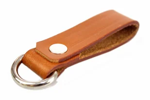 PolskaGalanteria.pl BOJÓWKA Szlufka Do Pasa Wojskowego Oficer Skóra NATURALNA LICOWA Na Szerokość Paska 45 mm Z Oczkiem Metalowym JASNA BRĄZOWA - Artykuły kaletnicze - miniaturka - grafika 2