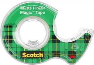 Scotch 3M Taśma biurowa Magic (890; 8-1975), matowa, z dyspenserem, 19mm, 7, 6m 3M-UU005551005 - Taśmy klejące - miniaturka - grafika 2