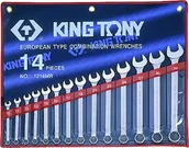 Akcesoria do elektronarzędzi - KING TONY metryczny, zestaw 14 1214 MR-torba na narzędzia 1214MR - miniaturka - grafika 1