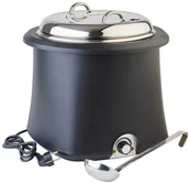 Inne urządzenia gastronomiczne - APS Podgrzewacz elekryczny okrągły 10 l, czarny 11901 11901 - miniaturka - grafika 1