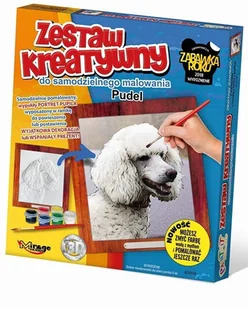 Mirage Hobby Zestaw Kreatywny do malowania Pudel - Zabawki kreatywne - miniaturka - grafika 2