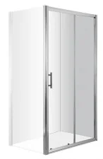 Deante Cynia 160x195 profil chrom szkło transparentne KTC 016P - Ścianki i drzwi prysznicowe - miniaturka - grafika 2