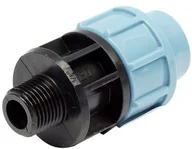 Złącza i kolanka wentylacyjne - Tycner Złączka Pe 32x1 gwint zewnętrzny TYCNER - miniaturka - grafika 1