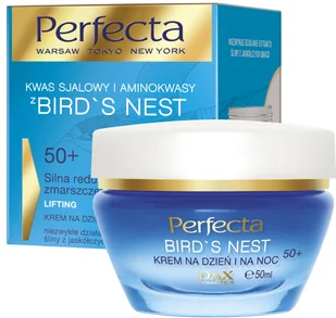 Perfecta Bird's Nest krem na dzień i na noc 50+ 50ml 010213314 - Zestawy kosmetyków damskich - miniaturka - grafika 2