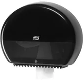 Dozowniki papieru i mydła dla firm - Tork Dozownik do papieru toaletowego Jumbo T2 czarny 555008 - miniaturka - grafika 1