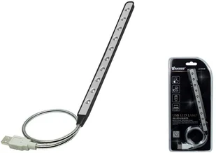 VAKOSS Lampa USB DO NOTEBOOKA, 10 LED, LC-7013K CZARNA - Gadżety USB - miniaturka - grafika 4