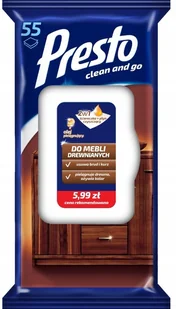 Presto 2W1 Ściereczki + Płyn Do Mebli Drewnianych - Ściereczki, gąbki, czyściki - miniaturka - grafika 15