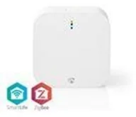 Systemy inteligentnych domów - Nedis Smart Zigbee Gateway - zasilany wtyczką UE WIFIZB10CWT - miniaturka - grafika 1