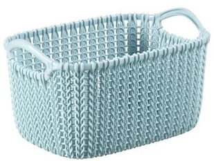 Curver Kosz Knit, szaroniebieski, 3 l - Pojemniki na zabawki - miniaturka - grafika 2