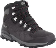 Buty trekkingowe damskie - Jack Wolfskin Buty na wędrówki REFUGIO TEXAPORE MID W Dark Steel / Purple 4050871_6157 - miniaturka - grafika 1