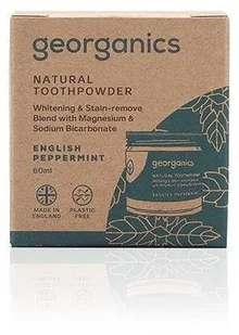 Georganics Georganics, proszek do czyszczenia zębów English Peppermint, 60 ml - Pasty do zębów - miniaturka - grafika 4