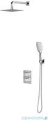 Baterie podtynkowe - Omnires Slide zestaw podtynkowy prysznicowy termostatyczny chrom SYSSL11CR - miniaturka - grafika 1