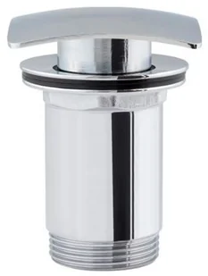 OMNIRES Korek klik-klak umywalkowy kwadratowy wypukły Gwint: 1 1/4" CHROM F706CR - Korki do umywalek - miniaturka - grafika 3