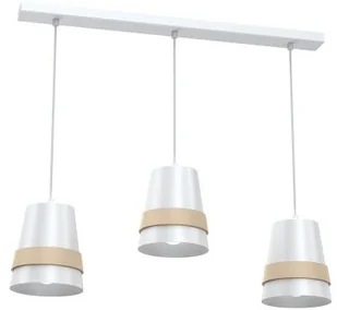 Milagro Venezia lampa wisząca 3-punktowa biała MLP5438 MLP5438 - Lampy sufitowe - miniaturka - grafika 2