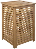 Kosze na bieliznę - 5five Simple Smart Kosz na bieliznę Sicela łazienkowy z bambusa w naturalnym brązowym kolorze marki Five B07JPJRKZ5 - miniaturka - grafika 1