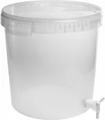 Domowy wyrób alkoholu - Browin Pojemnik fermentacyjny 30L z pokrywką i kranem - miniaturka - grafika 1