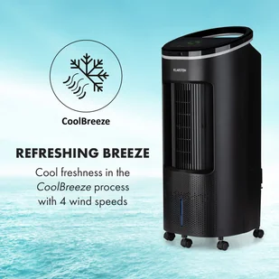 Klarstein Klarstein IceWind Plus 4 w 1, klimatyzer, schładzacz powietrza, wentylator, oczyszczacz, nawilżacz powietrza, 330 m / h, 49 W, 7 litrów ACO4-IcewindplusB - Klimatory - miniaturka - grafika 5
