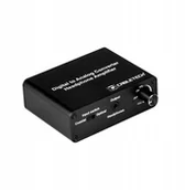 Przetworniki DAC - Konwerter optyczny toslink coaxial do 2xRCA cinch - miniaturka - grafika 1