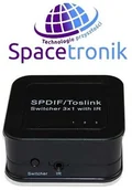 Złącza, przejściówki, adaptery - Spacetronik Przełącznik SPDIF / Toslink 3x1 SPA-SF301T PASPDIF31 - miniaturka - grafika 1