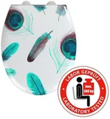 Deski sedesowe - WENKO Deska sedesowa PLUMAGE z EASY CLOSE Duroplast 23572100 - miniaturka - grafika 1