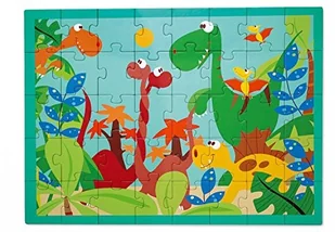 Dino Puzzle Dinozaury Scratch w Pudełku 40 element 8022678582 - Puzzle - miniaturka - grafika 5