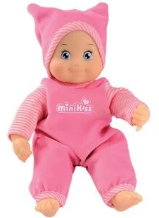 Smoby Lalka Przytulanka Minikiss Buziaczek Różowa - Lalki dla dziewczynek - miniaturka - grafika 4