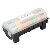 Opakowania gastronomiczne - Vogue Dozownik do naklejek multi z 7 rolkami rozpuszczalnych naklejek dni tygodnia | 25mm GH474 - miniaturka - grafika 1