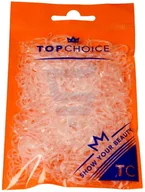 Kosmetyki do stylizacji włosów - Top Choice Gumki do włosów Transparentne 22715 500 szt. - miniaturka - grafika 1