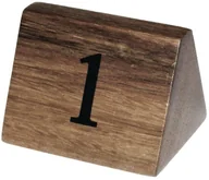 Wyposażenie lokali gastronomicznych - Olympia Drewniane numerki na stoły | 1-10 | 35x35x(H)55mm CL392 - miniaturka - grafika 1