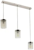 Lampy sufitowe - Krislamp Gala KR 313-3L lampa wisząca zwis 3x40W E27 chrom - miniaturka - grafika 1