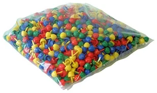 Lena Wymienne koreczki (1,5 cm), kolorowe, 1000 sztuk L35024 - Zabawki interaktywne dla dzieci - miniaturka - grafika 2