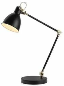 Markslojd House 107739 Lampa stołowa lampka 1x40W E27 czarny/satyna - Lampy stojące - miniaturka - grafika 2
